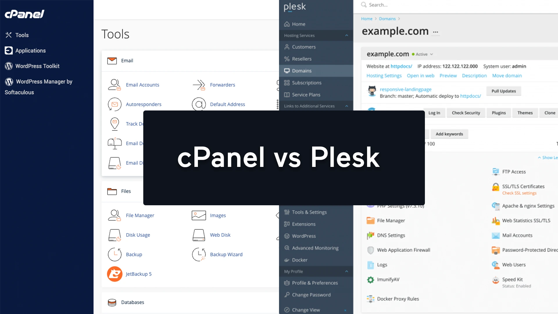 cPanel vs Plesk: Which web hosting control panel is better?